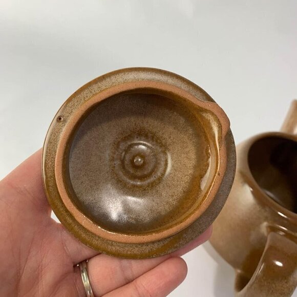 Frankoma 6J Brown Plainsman Teapot - Picture 7 of 9